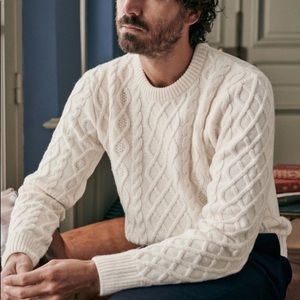 Oliver Sweater - Off-White - Wool - Octobre Editions